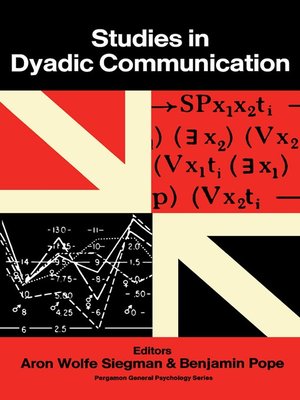 cover image of Studies in Dyadic Communication